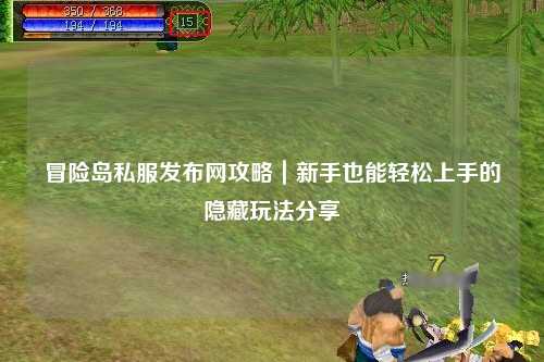 冒险岛私服发布网攻略｜新手也能轻松上手的隐藏玩法分享✨